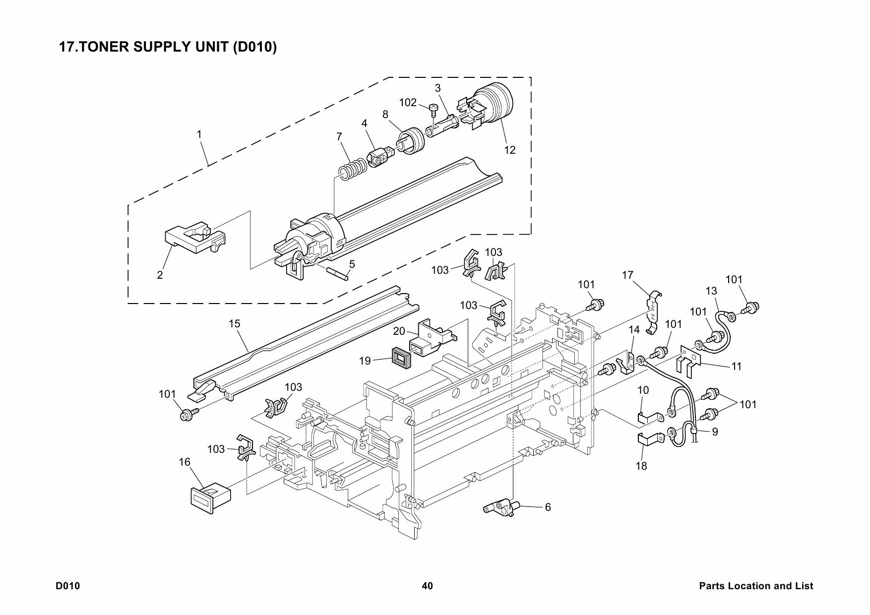 RICOH Aficio MP-2500 D010 Parts Catalog-3